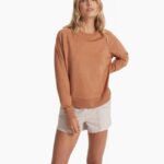 urze pau santo tripulação halo de manga longa mulheres Vuori 68NJ8J114 roupas