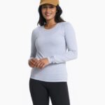 urze platina tripulação lux de manga comprida mulheres Vuori 68NJ8J128 roupas