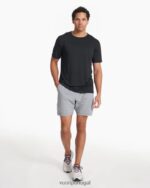 urze preta camiseta zéfiro homens Vuori 68NJ8J483 roupas - Image 5