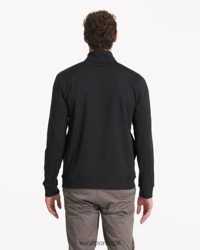 urze preta coronado meio zíper homens Vuori 68NJ8J586 roupas - Image 4