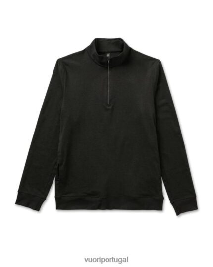 urze preta coronado meio zíper homens Vuori 68NJ8J586 roupas