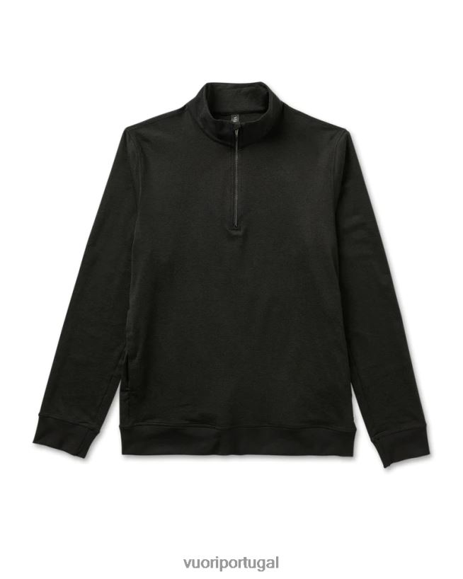 urze preta coronado meio zíper homens Vuori 68NJ8J586 roupas - Image 1