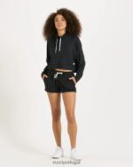 urze preta halo desempenho curto mulheres Vuori 68NJ8J193 roupas - Image 4