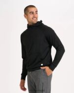 urze preta ponto performance moletom com zíper homens Vuori 68NJ8J593 roupas - Image 2