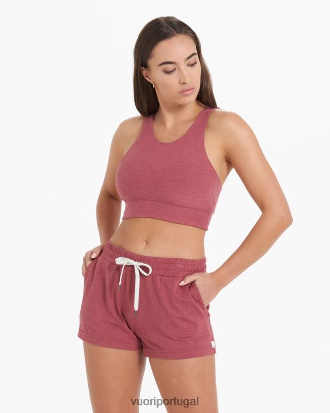 urze rosa do deserto halo desempenho curto mulheres Vuori 68NJ8J219 roupas - Image 3