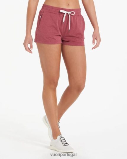 urze rosa do deserto halo desempenho curto mulheres Vuori 68NJ8J219 roupas