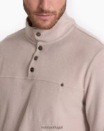 urze salgada escura pulôver de lã veneziana homens Vuori 68NJ8J603 roupas - Image 3