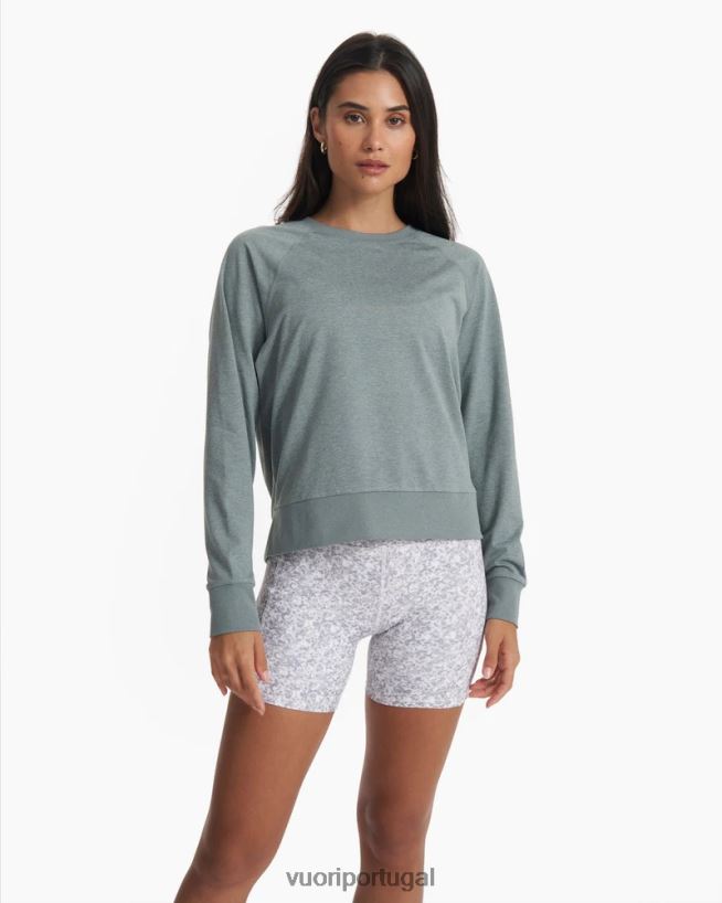 urze tempestuosa tripulação halo de manga longa mulheres Vuori 68NJ8J112 roupas - Image 2