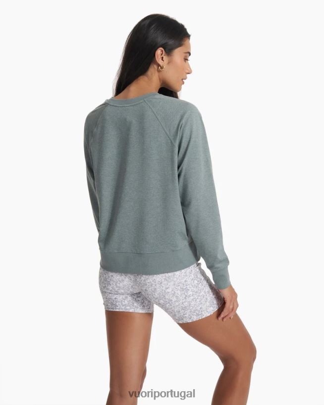 urze tempestuosa tripulação halo de manga longa mulheres Vuori 68NJ8J112 roupas - Image 4