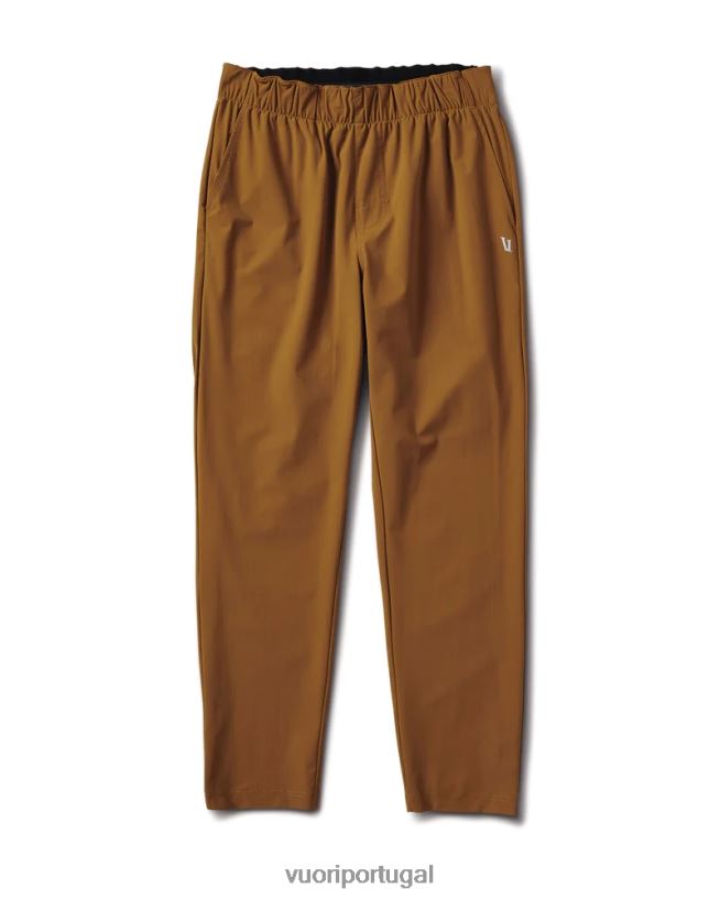 caramelo calça frota homens Vuori 68NJ8J893 roupas