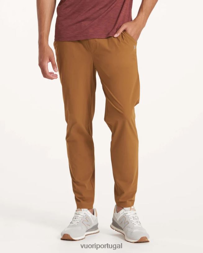 caramelo calça frota homens Vuori 68NJ8J893 roupas