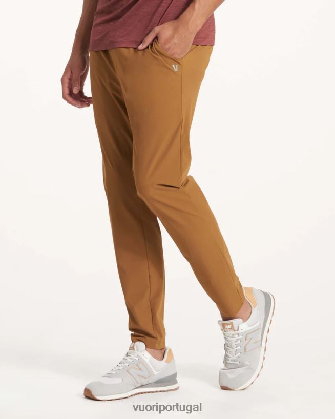 caramelo calça frota homens Vuori 68NJ8J893 roupas