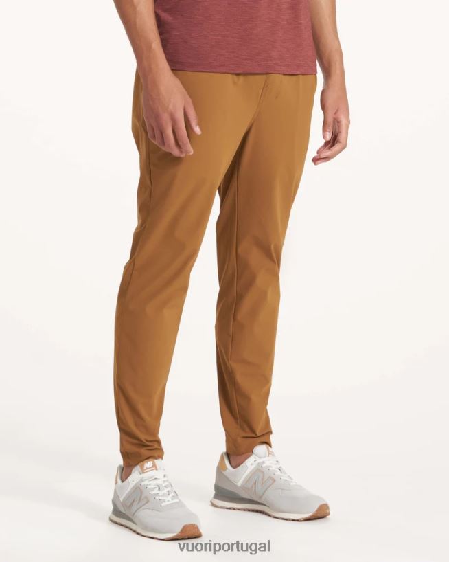 caramelo calça frota homens Vuori 68NJ8J893 roupas