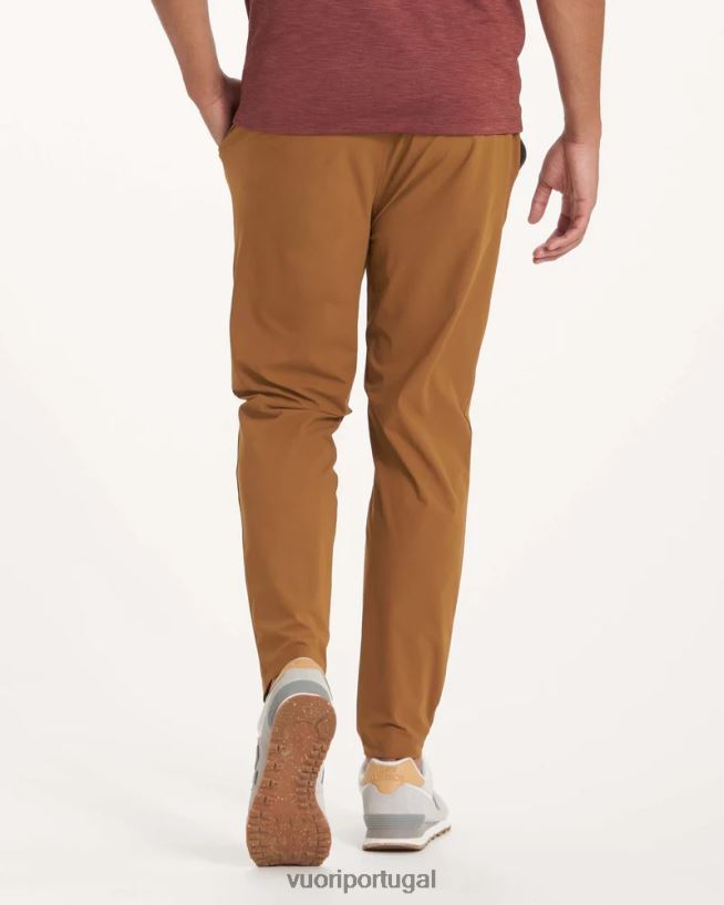 caramelo calça frota homens Vuori 68NJ8J893 roupas