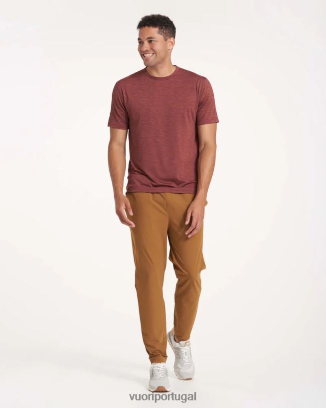 caramelo calça frota homens Vuori 68NJ8J893 roupas
