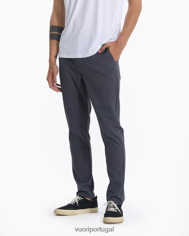 carvão calça chino cascata tech homens Vuori 68NJ8J829 roupas