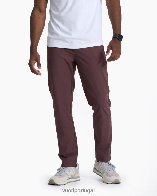castanha calça meta homens Vuori 68NJ8J837 roupas