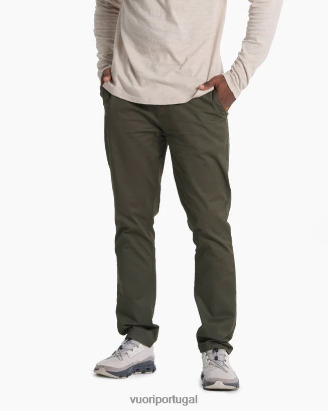 orégano escuro calça chino collins homens Vuori 68NJ8J853 roupas