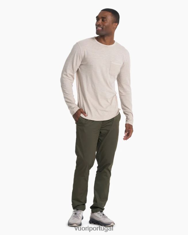 orégano escuro calça chino collins homens Vuori 68NJ8J853 roupas