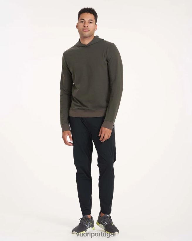 preto calça frota homens Vuori 68NJ8J813 roupas