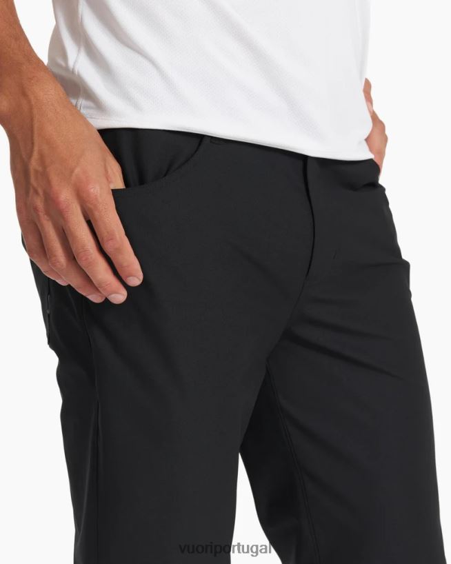 preto calça meta - 34 homens Vuori 68NJ8J849 roupas