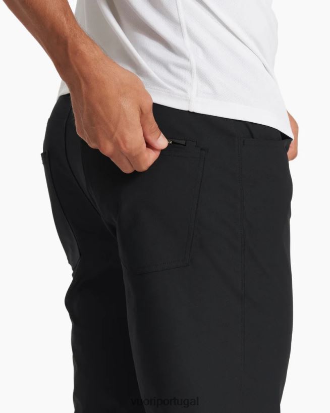preto calça meta - 34 homens Vuori 68NJ8J849 roupas
