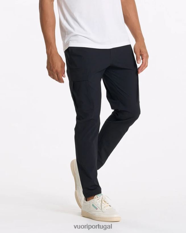 preto calça meta cargo homens Vuori 68NJ8J819 roupas