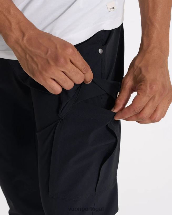 preto calça meta cargo homens Vuori 68NJ8J819 roupas