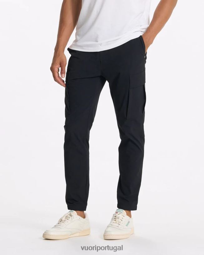 preto calça meta cargo homens Vuori 68NJ8J819 roupas