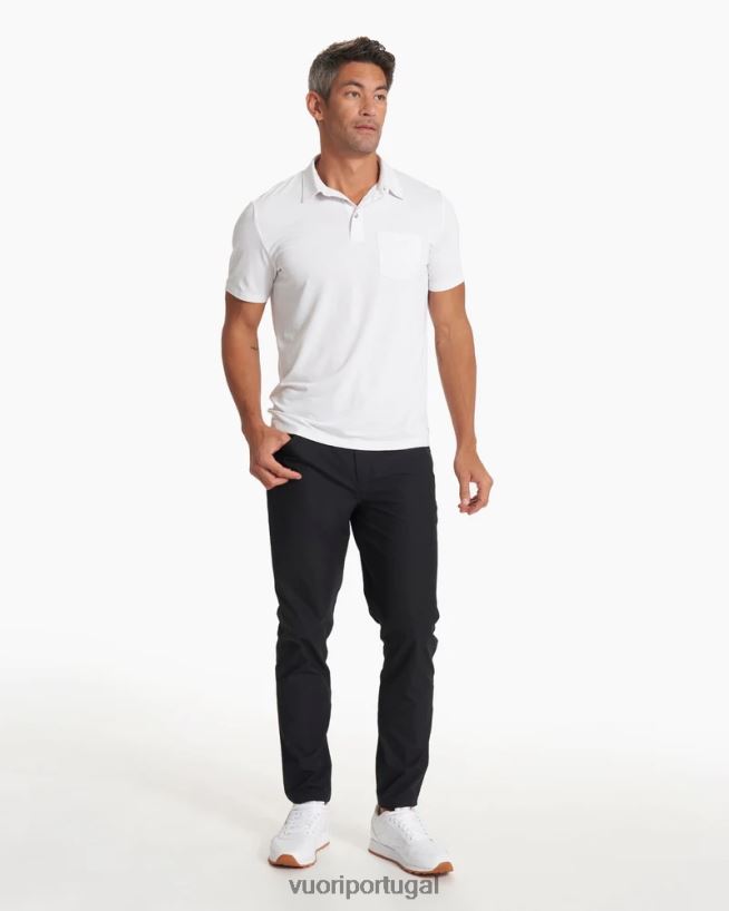 preto calça meta homens Vuori 68NJ8J832 roupas