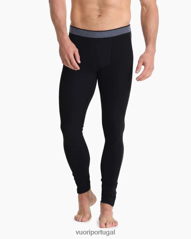 preto compressão ilimitada apertada homens Vuori 68NJ8J864 roupas