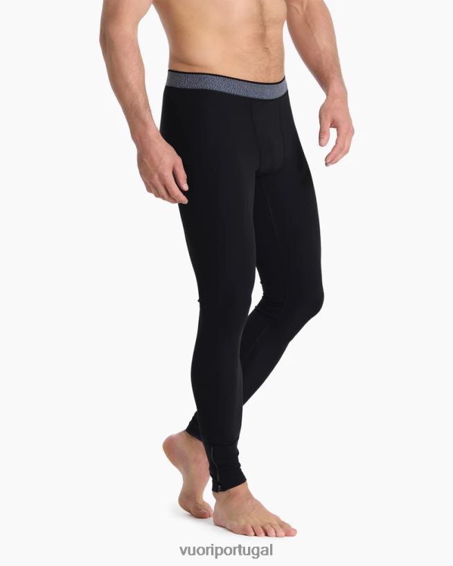 preto compressão ilimitada apertada homens Vuori 68NJ8J864 roupas