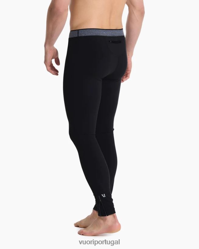preto compressão ilimitada apertada homens Vuori 68NJ8J864 roupas