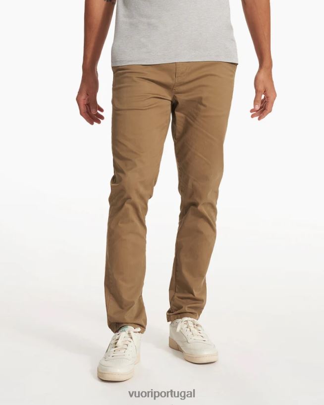 tabaco calça chino collins homens Vuori 68NJ8J851 roupas