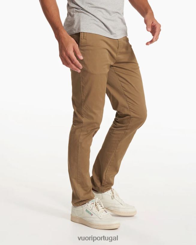 tabaco calça chino collins homens Vuori 68NJ8J851 roupas