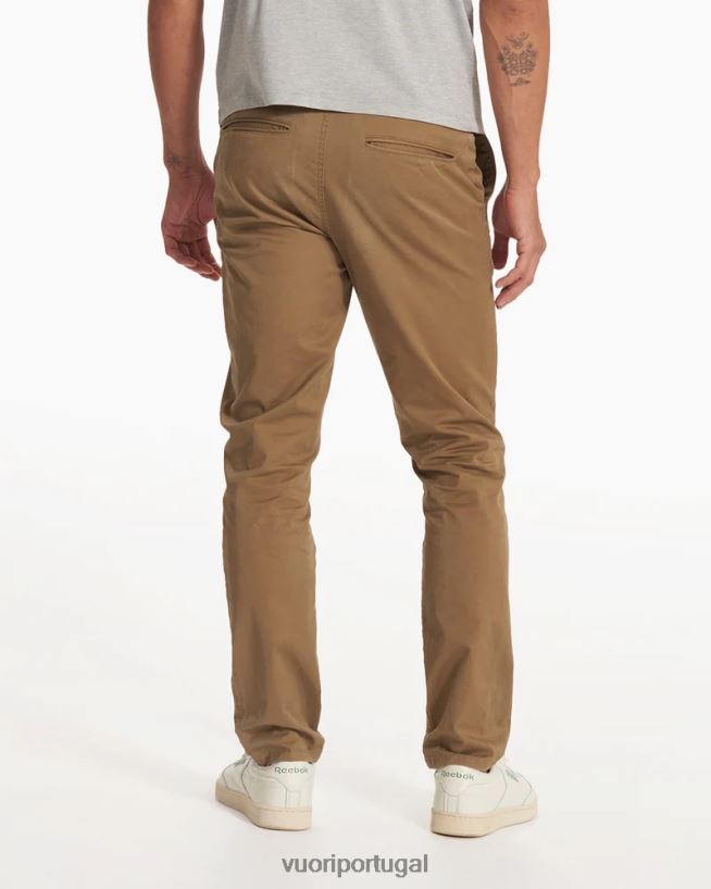 tabaco calça chino collins homens Vuori 68NJ8J851 roupas