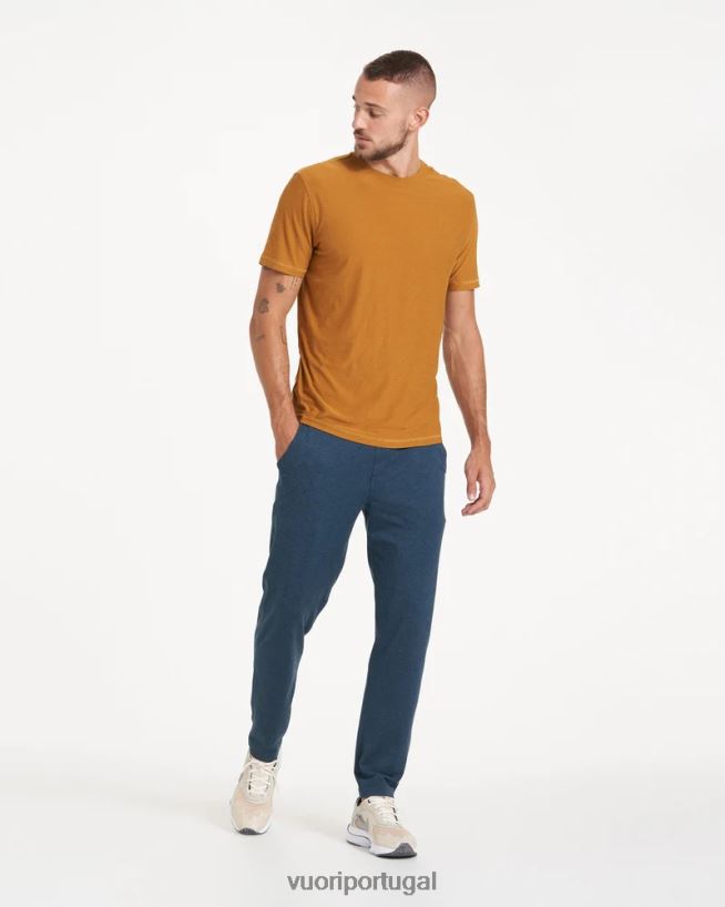 urze índigo calça performance ponto homens Vuori 68NJ8J810 roupas