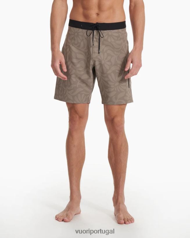 grande samba cinza calção de banho infinito homens Vuori 68NJ8J760 roupas