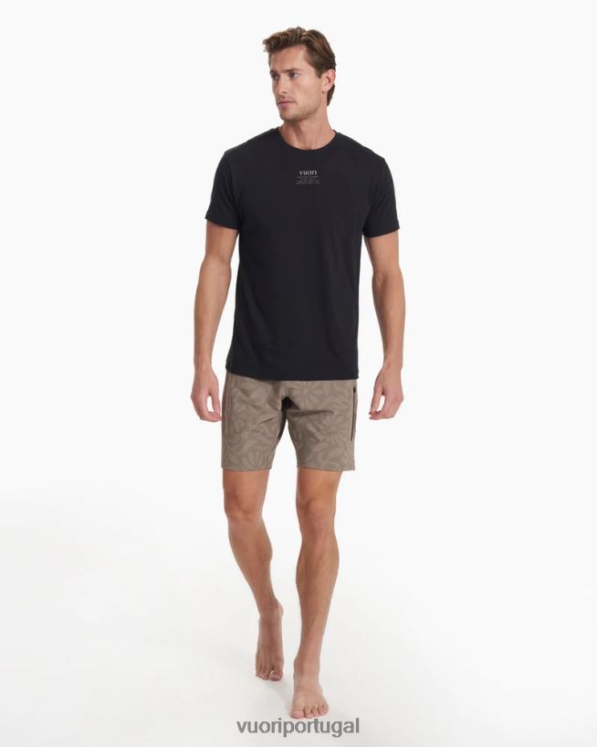 grande samba cinza calção de banho infinito homens Vuori 68NJ8J760 roupas