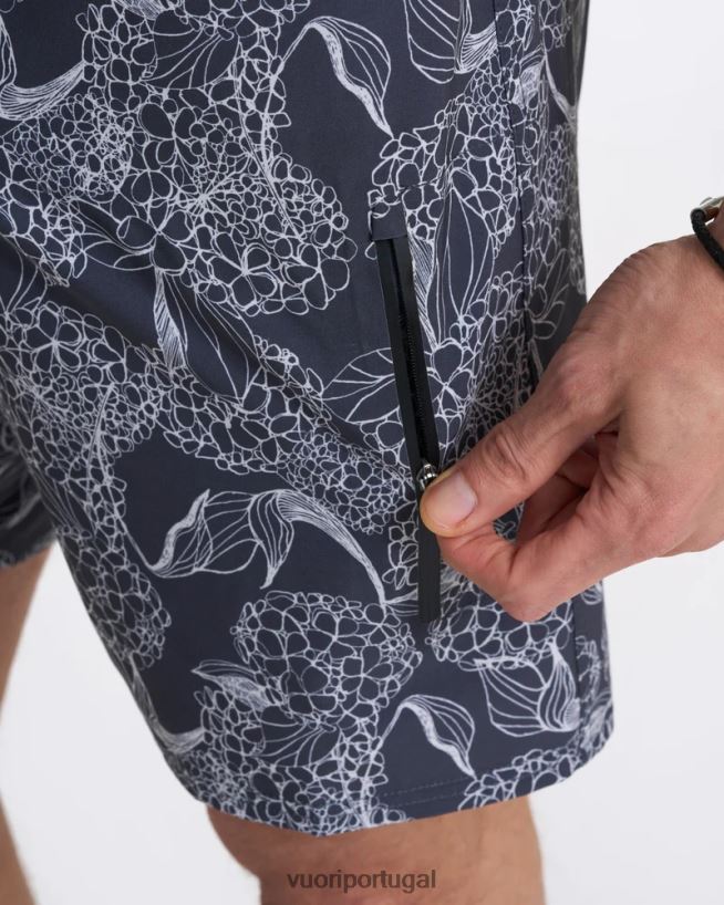 hortênsia de carvão calção de banho infinito homens Vuori 68NJ8J793 roupas