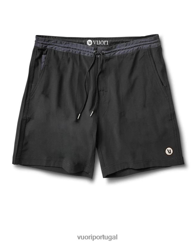 preto calção baiano homens Vuori 68NJ8J802 roupas