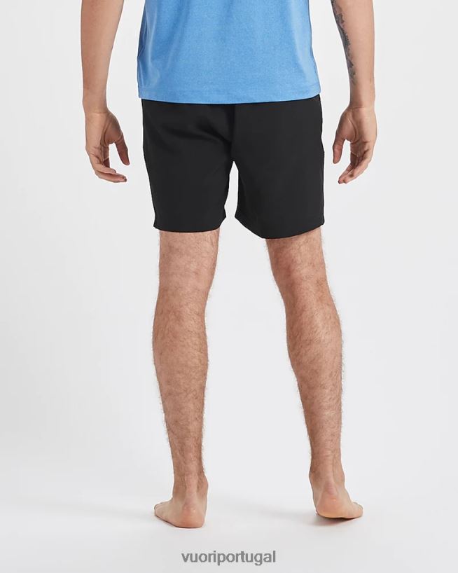 preto calção baiano homens Vuori 68NJ8J802 roupas