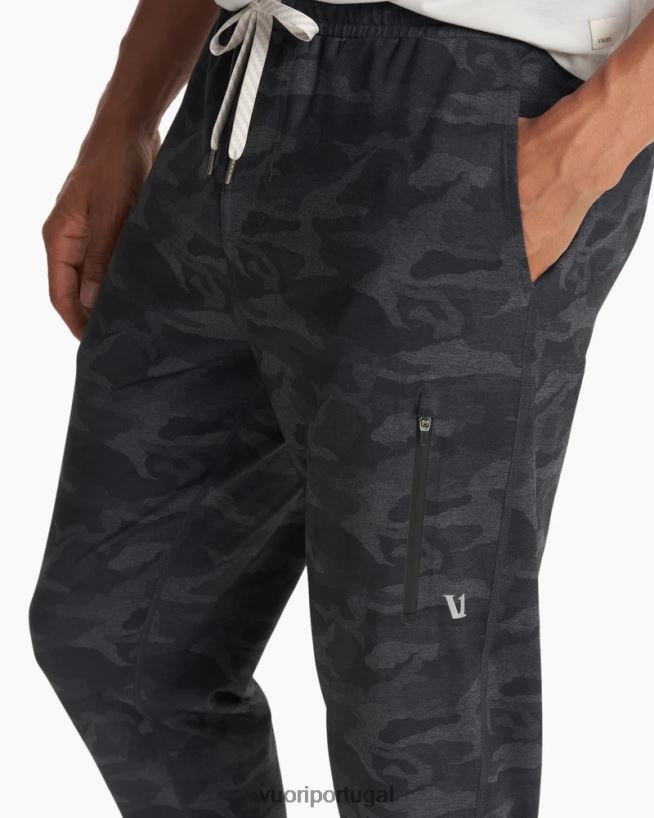 camuflagem preta corredor de desempenho de domingo homens Vuori 68NJ8J866 roupas