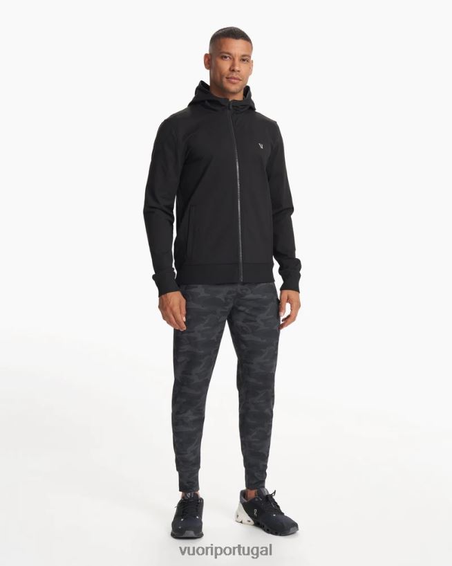camuflagem preta corredor de desempenho de domingo homens Vuori 68NJ8J866 roupas