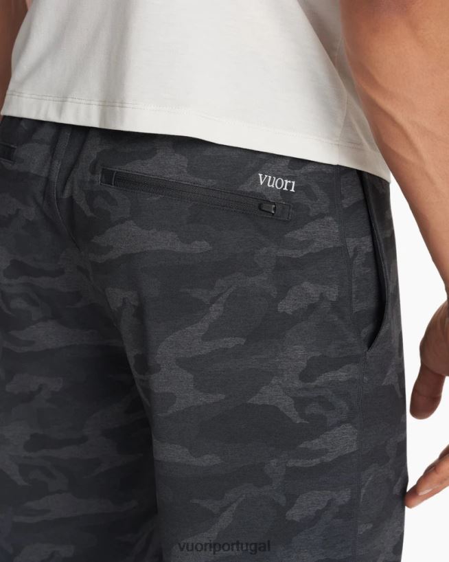 camuflagem preta corredor de desempenho de domingo homens Vuori 68NJ8J866 roupas