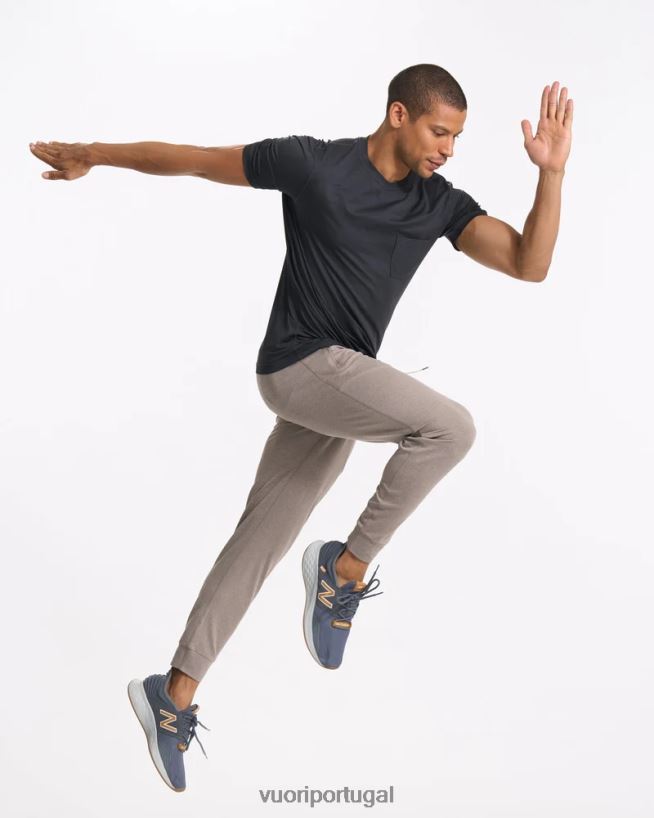 urze de nogueira jogger ponto performance homens Vuori 68NJ8J903 roupas