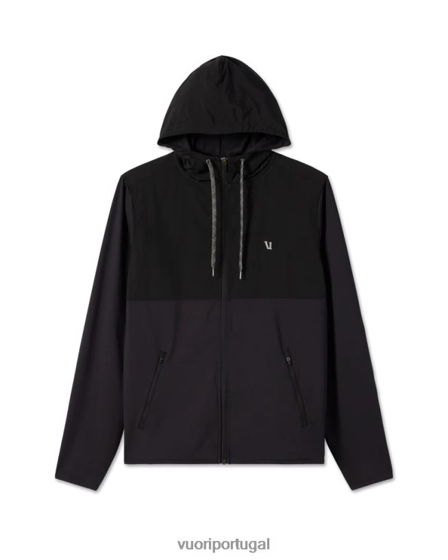 preto jaqueta de elemento de domingo homens Vuori 68NJ8J571 roupas
