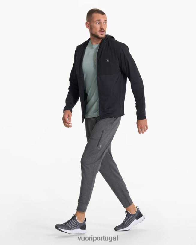 preto jaqueta de elemento de domingo homens Vuori 68NJ8J571 roupas