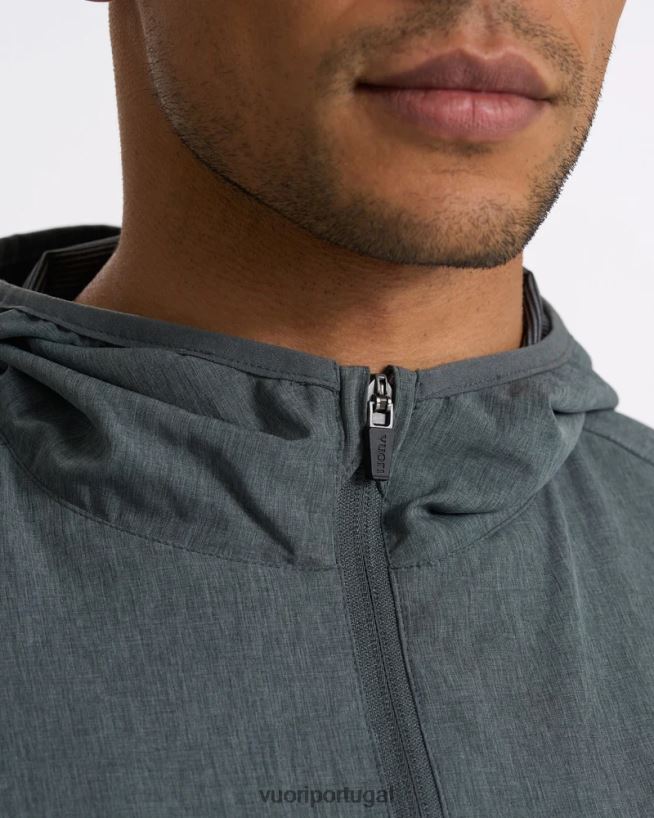 textura de linho berilo defumado escudo de treinador ao ar livre homens Vuori 68NJ8J590 roupas