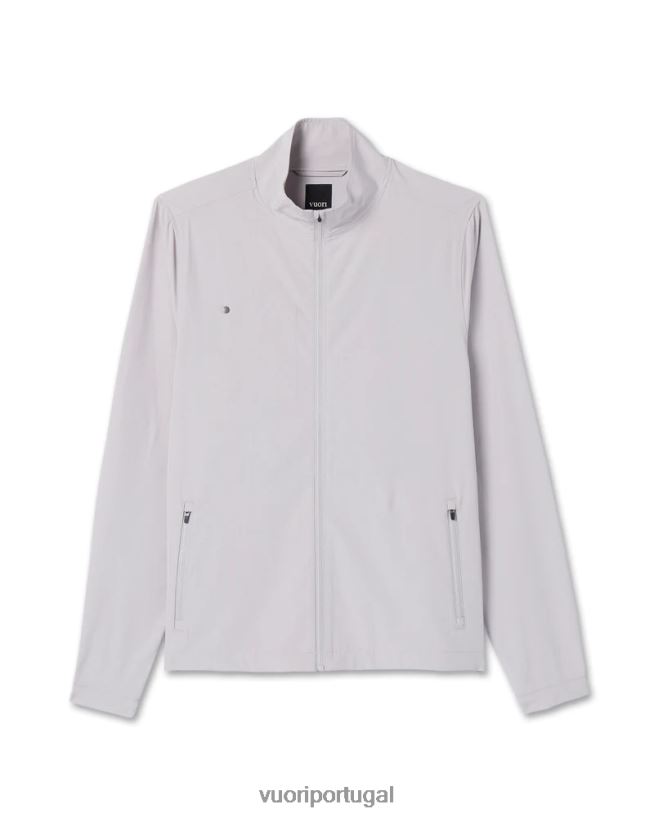 textura de linho platinado jaqueta de corrida de risco homens Vuori 68NJ8J596 roupas